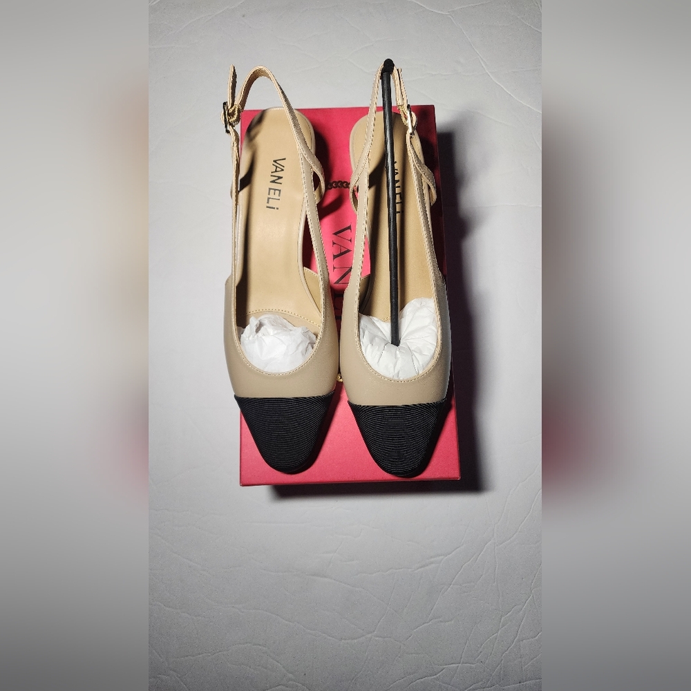 VANELi Aliz Slingback Pudding Nappa NiB 8M